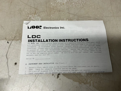 Used MOOR LDC Transducers Michigan US | Miedema Asset Management Group #1402724