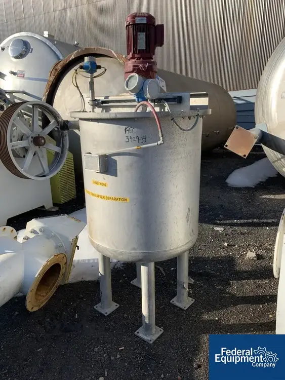 Used Freude Titan GmbH & Co.KG 132 Gal Freude Titan Mix Tank, S/S, 1.5 HP Stainless Steel Tanks Ohio US | Federal Equipment Company #126260