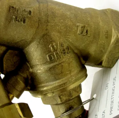 NEW TA HYDRONICS PN20150 BALANCING VALVE 1 1/4" DN32