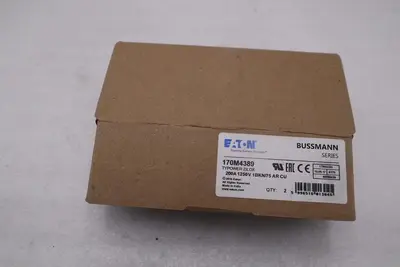 EATON BUSSMANN 170M4389 FUSE 200A 1250V 1BKN/75 AR CU - STOCK GF36A