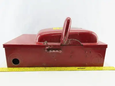 Square D A86343 100A 600V Single Throw Fusible Disconnect Safety Switch