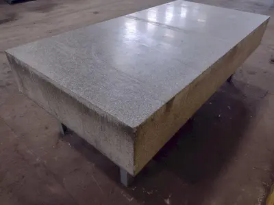 8' X 4' X 14" CHALLENGE PRECISION LAYOUT INSPECTION GRANITE TABLE: STOCK #23793