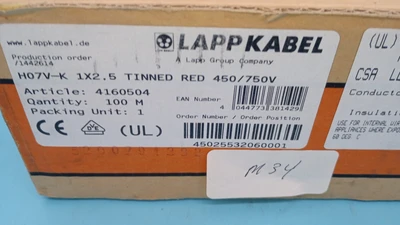 NEW LAPPKABEL ["HO7V-K", "4160505"]