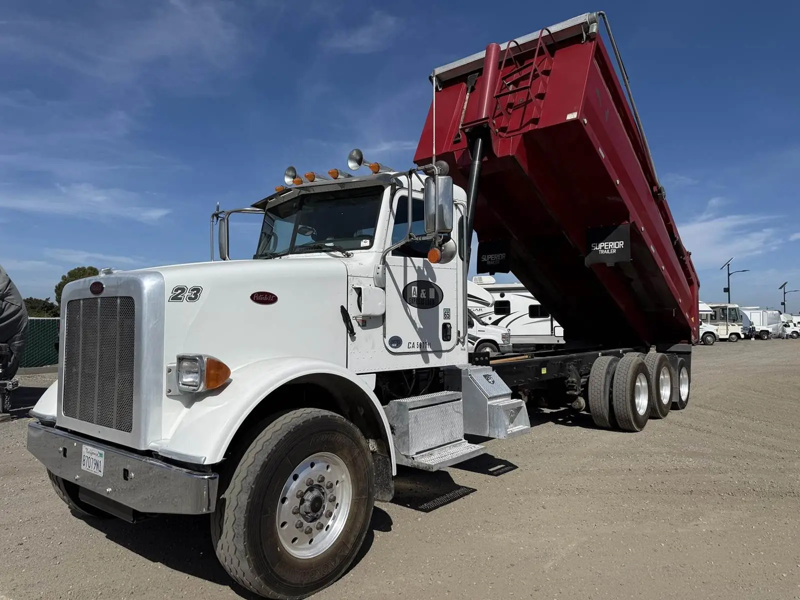 Used 2016 PETERBILT 365 Dump trucks California US | Ben Kaplan Equipment #1364780
