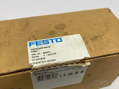 USED FESTO QUARTER TURN ACTUATOR 90 DEGREE SWIVEL 533477