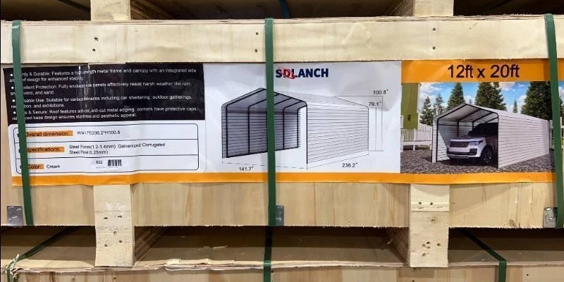 SDLANCH High End Carport 12 x 20 (SDLC1220)
