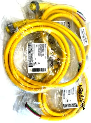 NEW MOLEX WOODHEAD 104000A01F0601 4P FEMALE PVC CORD 6' 1300060729 LOT OF 5
