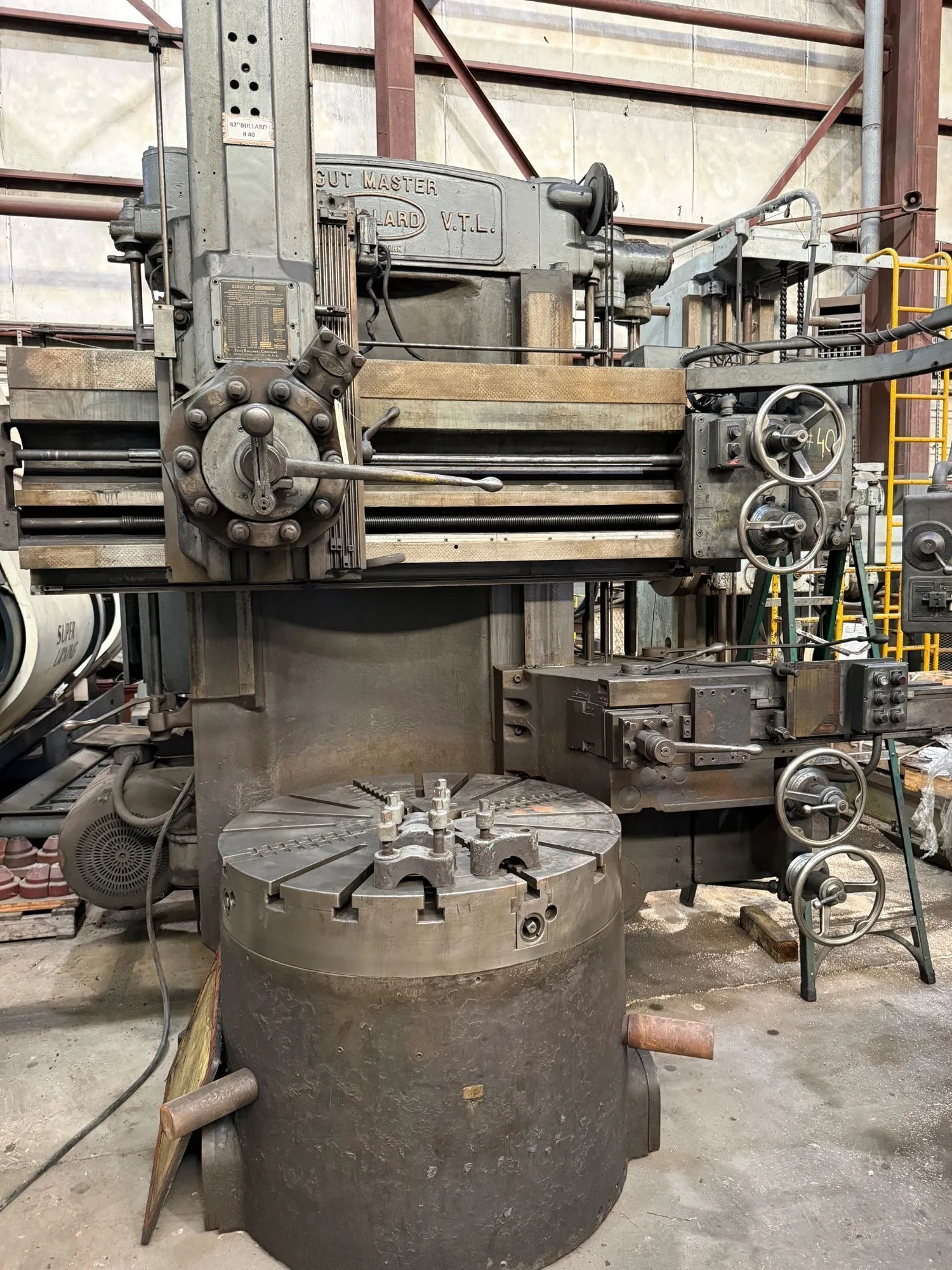 Used BULLARD 42" CUT MASTER Vertical Boring Mills (incld VTL) Texas US | Harris Machine Tools, Inc. #1301946