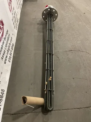 6.6 KW Gaumer Process 3S4F6N52M4YERK-J Immersion Heater 400V 3PH 52” L x 10” Dia