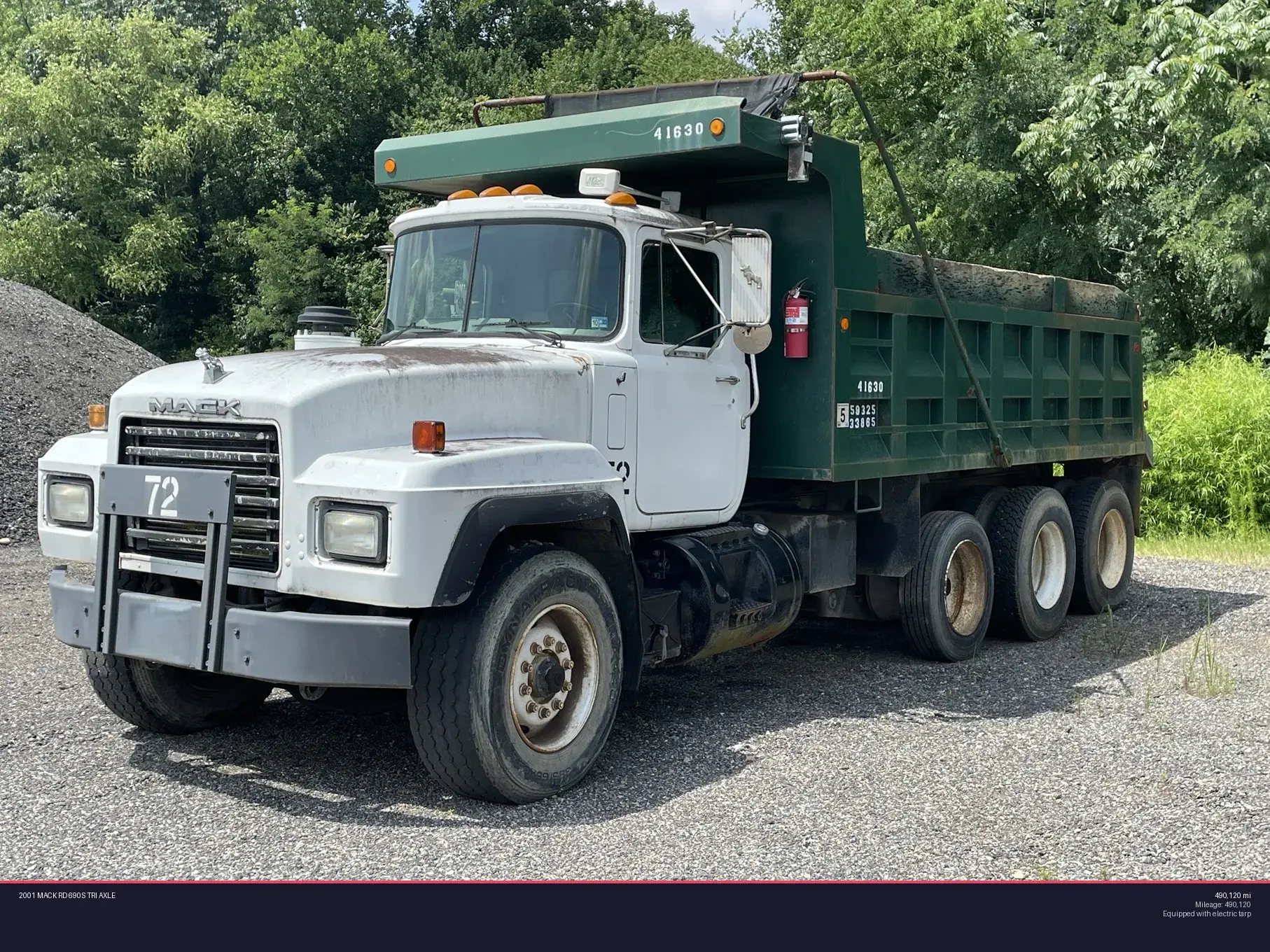 Used 2001 MACK RD 690S TRI AXLE Dump trucks Virginia US | Proxy Equipment #1378367