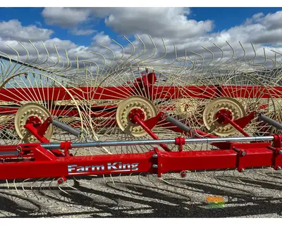 Used FARM KING TVR12 - 12 WHEEL Hay Rakes Iowa US | Keast Enterprises #1360463