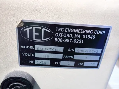 Used TEC ENGINEERING CORP SXSXCYCLE Material Handling (misc) Ohio US | HGR 24 #786248