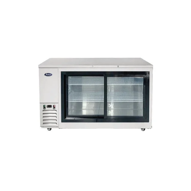 New | in-Stock Atosa New Atosa SBB69SGGRAUS1 69" Back Bar Cooler w/ Sliding Glass Door Shallow Depth Stainless Steel Bottle Coolers Illinois US | Falcon Restaurant Supply #1375332