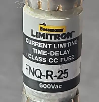 Bussmann FNQ-R-25 fuse 600Vac. Loc4A27
