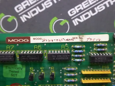 MOOG D124-025 P25 Universal Parison Programmer Panel Control Board Used