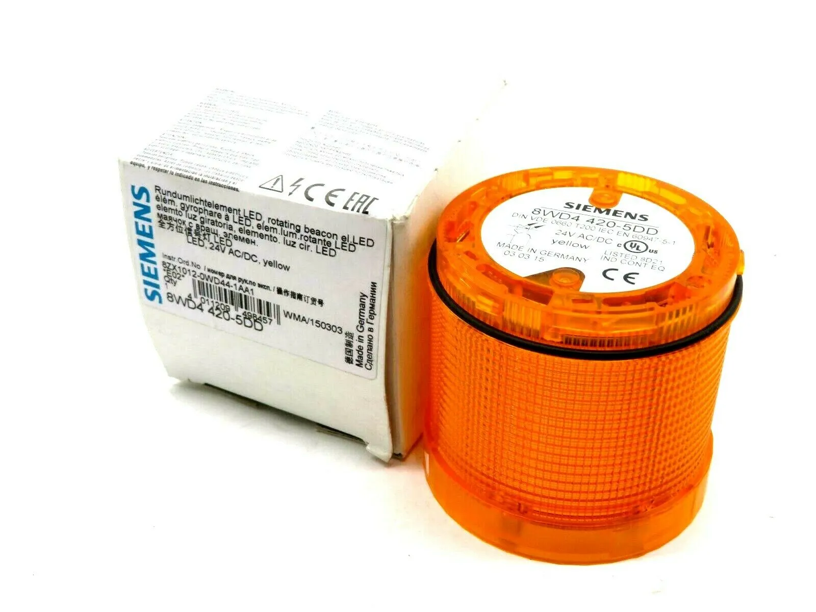 NEW SIEMENS 8WD4-420-5DD ROTATING LIGHT 8WD44205DD