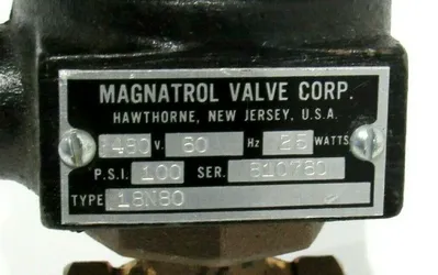NEW MAGNATROL 18N80 SOLENOID VALVE 480V 60HZ
