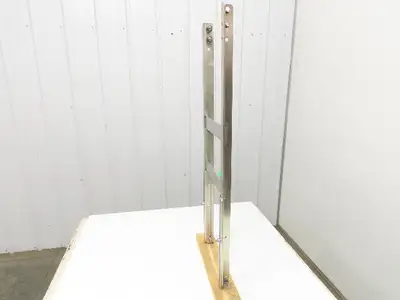9-3/4" Tabletop Conveyor Stainless Leg Support H-Stand 38"-48" Adj Height