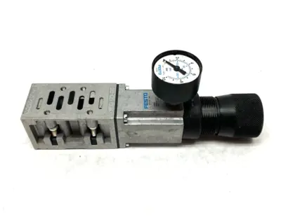 USED FESTO INTERMEDIATE PRESSURE REGULATOR PLATE 13000434