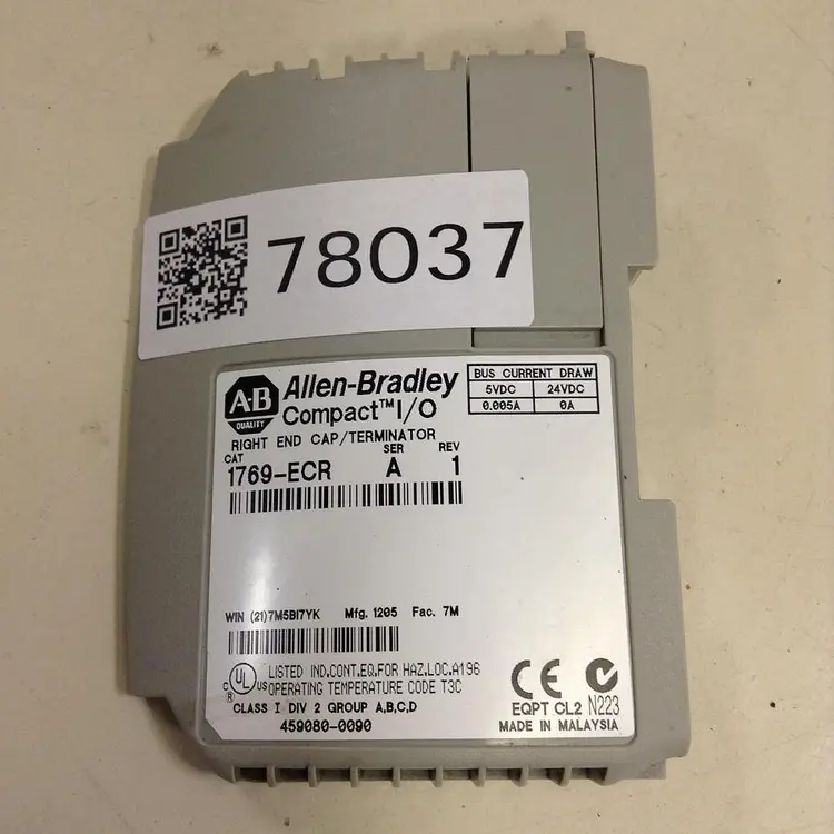 Used ALLEN BRADLEY 1769-ECR SER A Misc Fasteners Michigan US | Ideal Machinery #586259