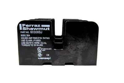 LOT OF 2 NEW FERRAZ SHAWMUT 60308SJ FUSE HOLDERS