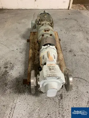 USED Waukesha Cherry-Burrell 2.5" Waukesha Rotary Lobe Pump, S/S, 7.5 HP