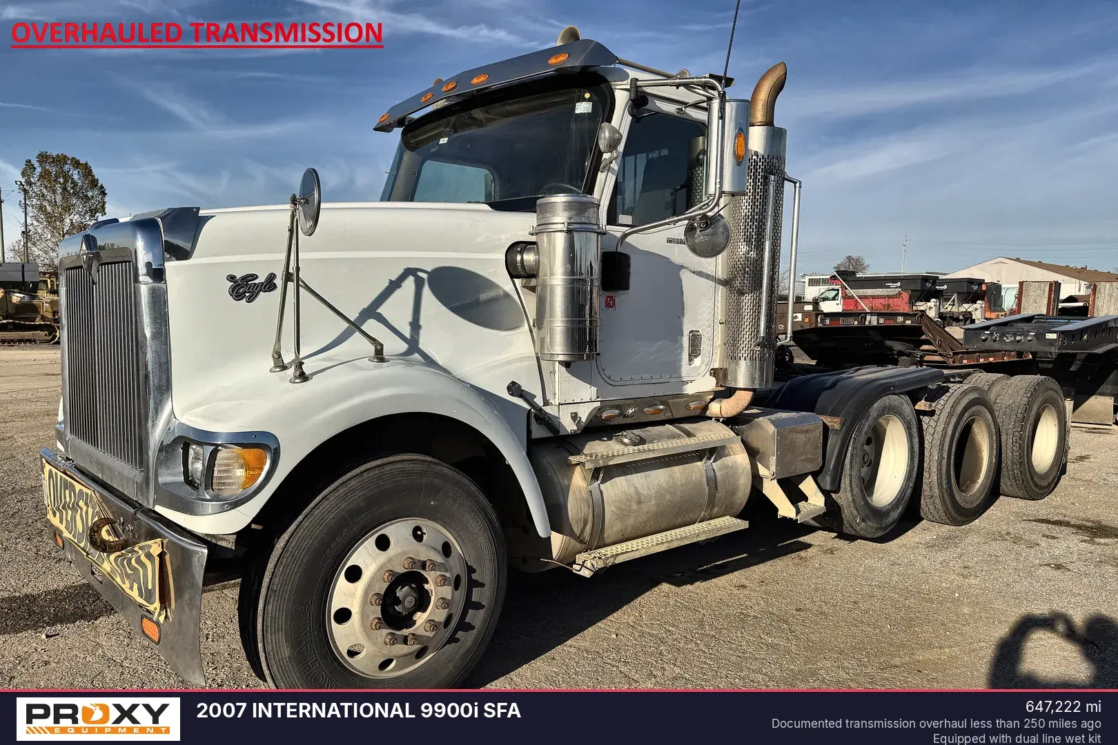 Used 2007 INTERNATIONAL 9900I SFA Conventional trucks Kentucky US | Proxy Equipment #1385055