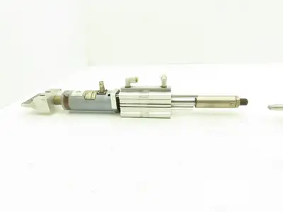 TA Systems TA-40CS Ultrasonic Plastic Welder Head Unit w/SMC Cylinder Lot of 2