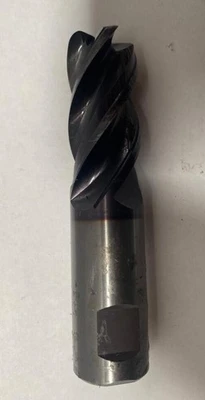 Solid Carbide End Mill 1" Shank 4 Flutes With Radius