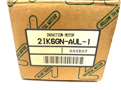 USED ORIENTAL MOTOR INDUCTION MOTOR SINGLE-PHASE