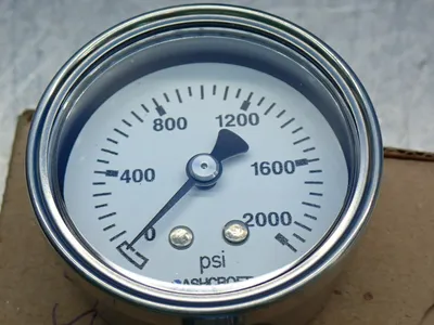 New | in-Stock ASHCROFT 50 1008S 02L 2000# Universal Pressure Meters Ohio US | HGR 24 #904502
