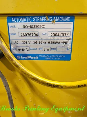 USED 2004 STRAPACK RQ-8 (3505C)