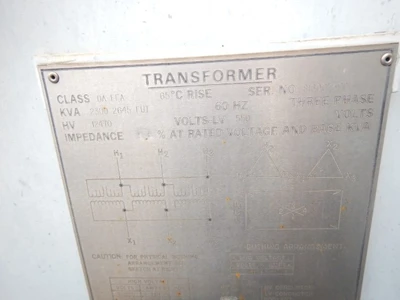 RTE Transformer w/ Westinghouse Switchgear
