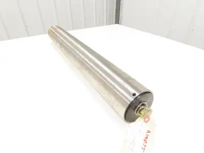PPI Hytrol 914.R7S31  4"x 31"BW Conveyor Pulley Roller Crowned 3/4-10 Hub