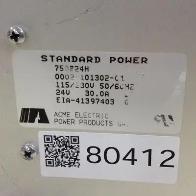 USED ACME ELECTRIC 750B24H