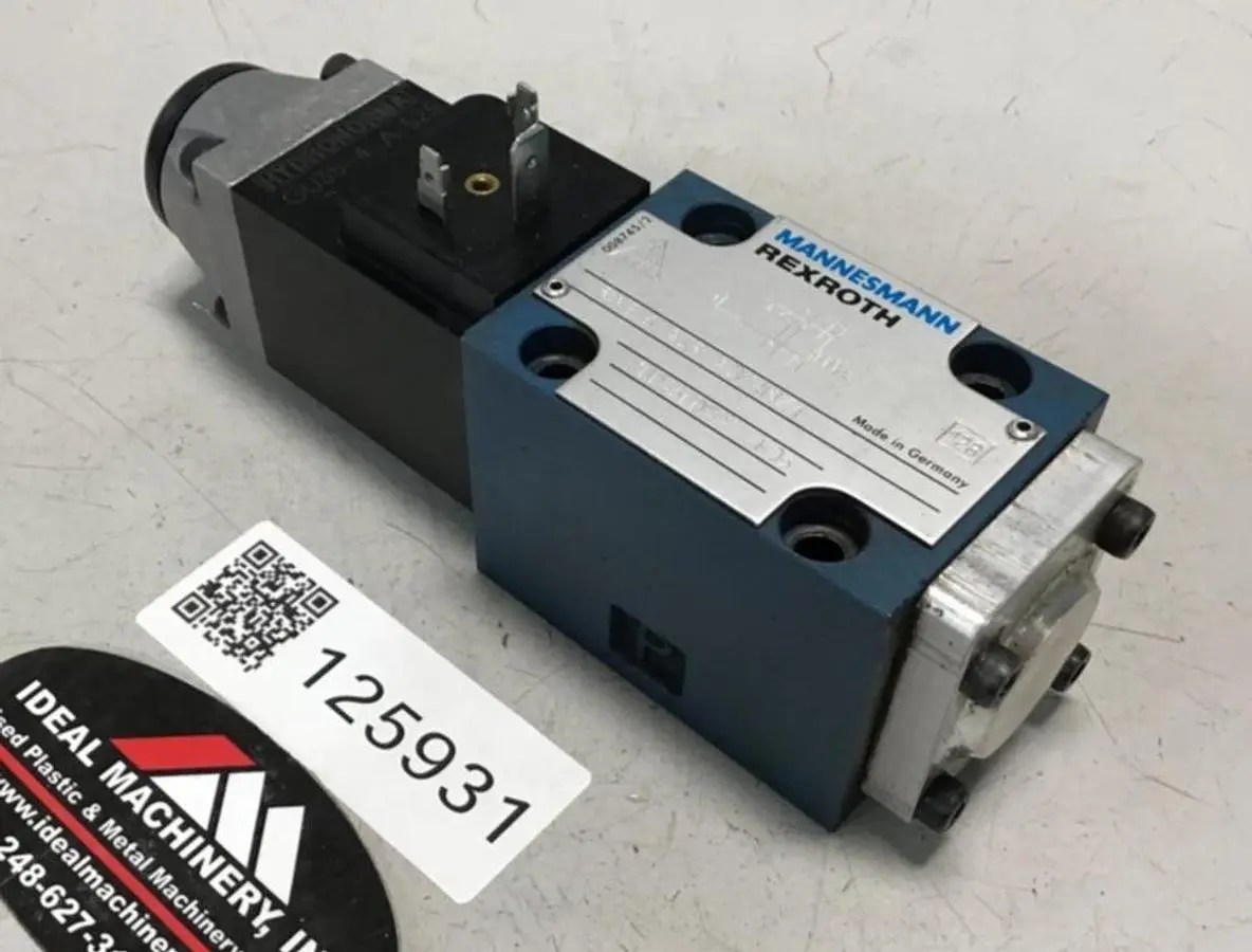 Used MANNESMANN REXROTH 3WE6A53/AG24NZ4 Valves/Fittings Michigan US | Ideal Machinery #1293327