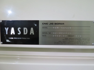 Used YASDA YBM-9150V Jig Borers Minnesota US | Machinesused.com #1418310