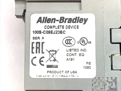 Used Allen-Bradley Ser. A Safety Contactor 440V 50/60Hz 9A 3P PLC Contactors Michigan US | Maverick Industrial Sales #1397922