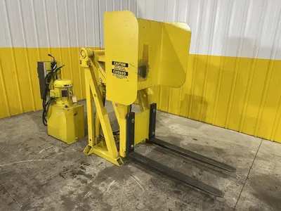 48" HYDRAULIC PALLET INVERTER / FLIPPER / UPENDER MACHINE: STOCK #22798