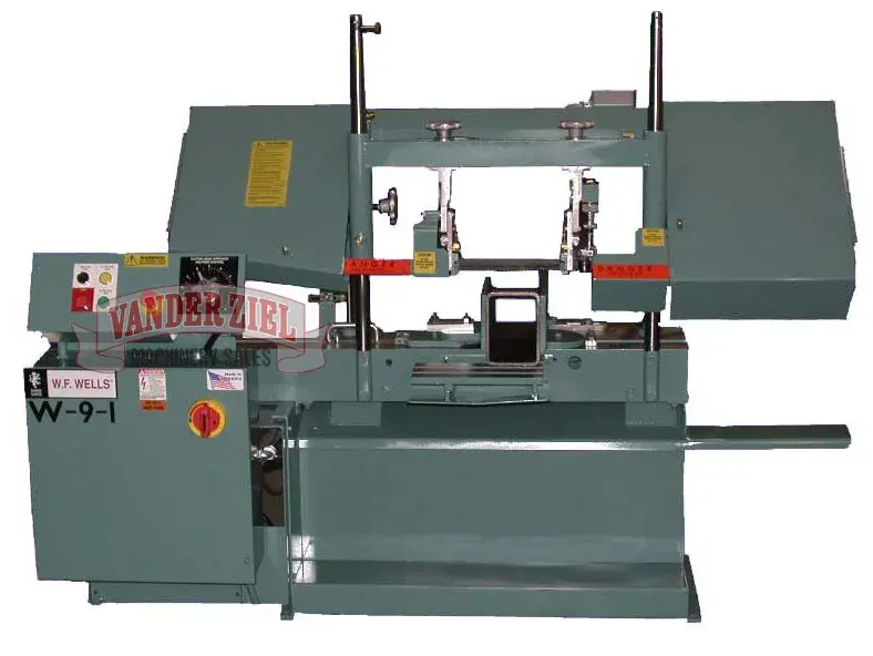 New | in-Stock W.F. WELLS W-9-1 Horizontal Dual Column Band Saws Michigan US | Vander Ziel Machinery Sales #480354