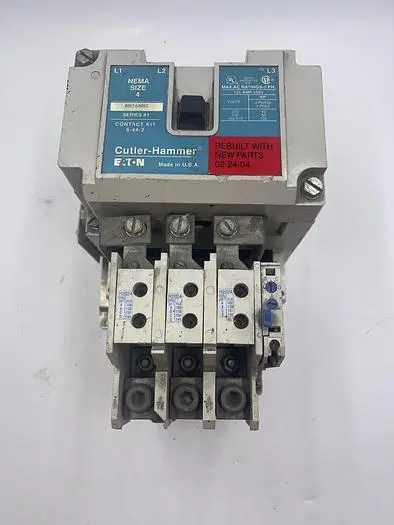 Used CUTLER HAMMER CUTLER HAMMER AN16NN0 SERIES A1 Misc Electrical & Power Parts | ND Industrial Surplus #1214838