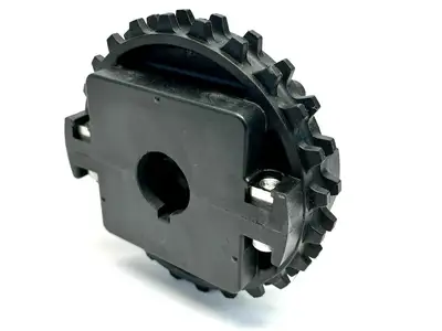 NS1500-24T_1IN_1KW1SS_PA | Rexnord  MatTop Molded Split Sprocket 24T 614-143-1 - Used