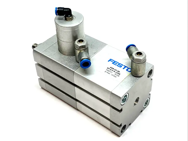 Used FESTO COMPACT CYLINDER 63MM BORE 40MM STROKE 548211 Pneumatic Cylinders | Maverick Industrial Sales #1104108