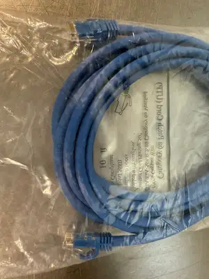 Tia/Eia 568-B.2-10 Category 6 Patch Cord 10 Ft gold plating 50" (6.3.4)