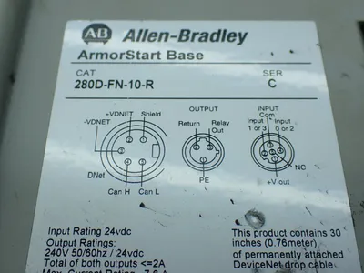 USED ALLENBRADLEY 280DFN10R