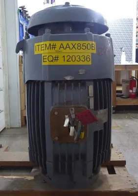 125 HP US Electrical Vertical Mount Motor Frame 444LP 1800 RPM 460V Rebuilt
