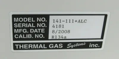 NEW THERMAL GAS SYSTEMS DETECTION SYSTEM