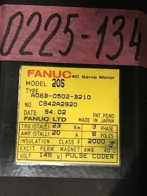 USED FANUC A06B 0502 B210 S20