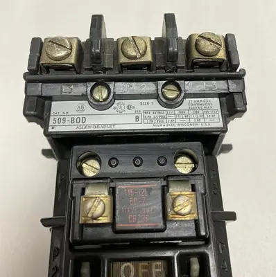 Used ALLEN-BRADLEY 509-B0D Motors (misc) | Surplus Asset Holdings #1205124