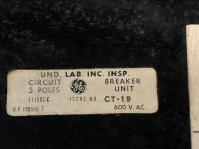 USED GENERAL ELECTRIC TF136020